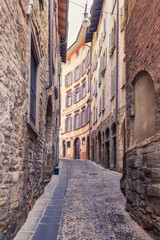Old streets of Bergamo