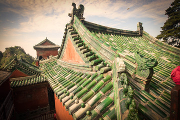 Fototapeta na wymiar Traditional Taoist Temple