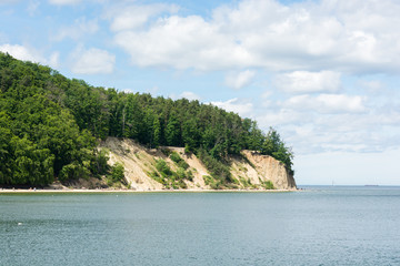 Naklejka premium Gdynia Orlowo cliff panorama