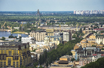 Old Podil district of Kiev, Ukraine