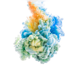 Ink in water. abstract background