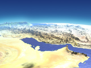 Persian Gulf from space