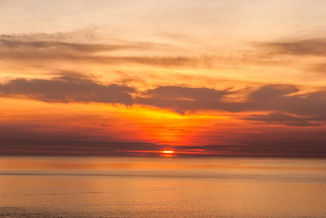 Beautiful sunset view, Phuket Thailand