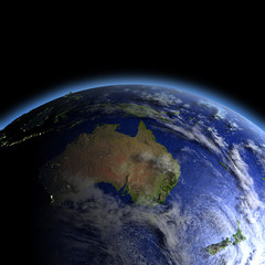 Australia from space