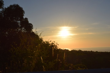 atardecer