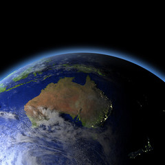 Australia from space