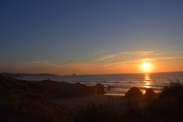 atardecer