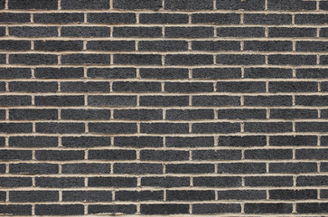 Old grunge black brick texture background