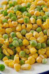 frozen corn and peas