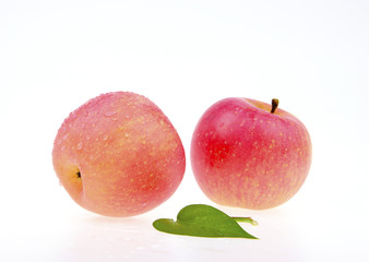 Fresh apple isolated on a white background