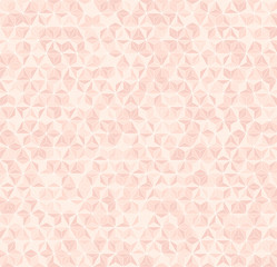 Rose triangle pattern. Seamless vector