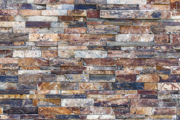 Decorative brick stone wall background.