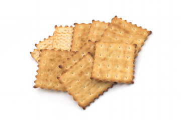 Obraz na płótnie Canvas Crackers on a white background