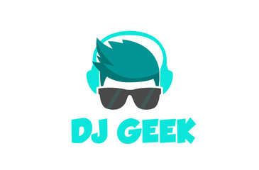 Dj Geek Logo Illustration Design