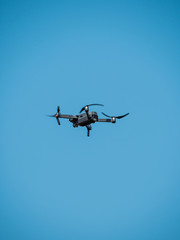 Drone flying