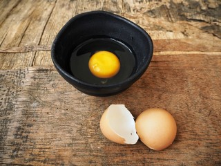 Egg in a bowl