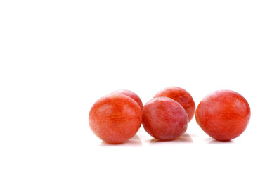 red apple isolated on white background