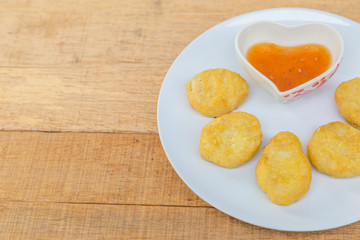Chicken nuggets crispy