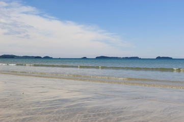 海と砂浜と青空