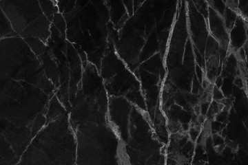 Black marble natural pattern for background, abstract natural marble black and white