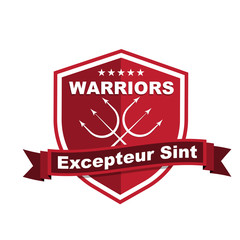 Modern triathlon badge emblem logo medal graphics