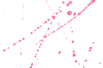Abstract red ink splash