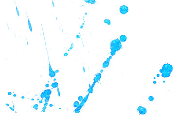 Obraz premium Abstract blue ink splash