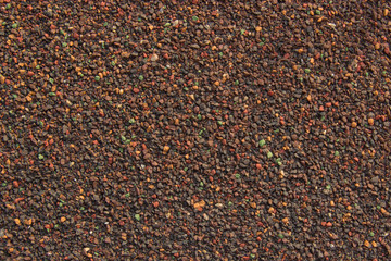 Different color small stones texture background