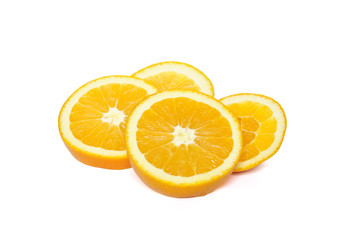 Sliced orange fruit 