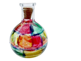 Stained Glass Bottle