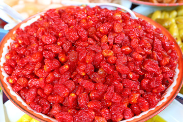 dried cherry tomatoes.