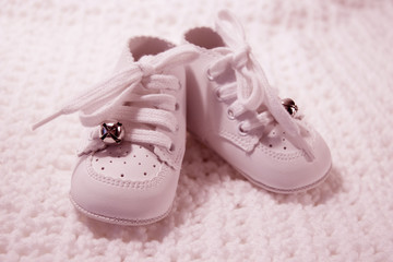 Pair Of Baby Shoes in pink