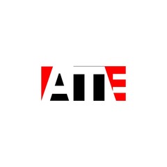 letter ATE logo vector