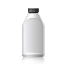 Blank bottle Realistic on white background vector
