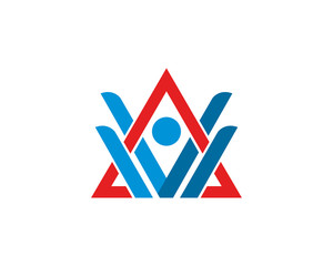 Community Logo Template Design Vector, Emblem, Design Concept, Creative Symbol, Icon