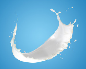 Obraz na płótnie Canvas pouring milk