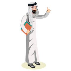 Arab man character