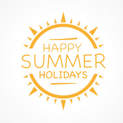 Fototapeta premium happy summer holidays