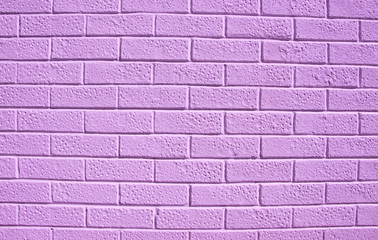 Fototapeta na wymiar Purple Brick Wall Background
