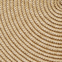 Closeup of a straw woven background. Square crop