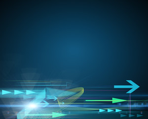 Background with arrows