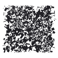 abstract concept scatter chaotic pattern for poster, web and print design. digital vector illustration for background