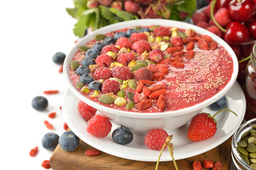 Dietary smoothies with berries