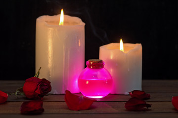 magical pink love potion