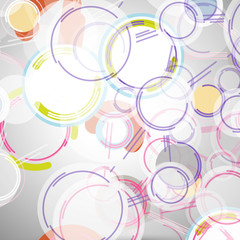 Abstract backgrounds light lines of molecules