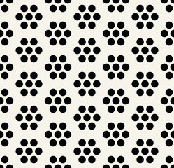 abstract geometric seamless floral pattern vector