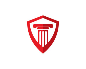 Law Logo Template Design Vector, Emblem, Design Concept, Creative Symbol, Icon