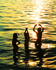 Children at the Beach 