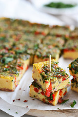 Omelette brochettes