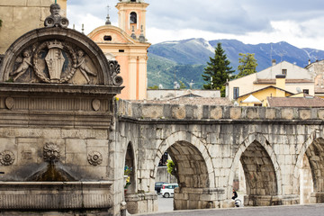 roman aqueduct to sulmona